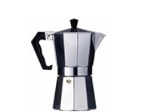 Economy Cuban coffee maker, Aluminum construction . 3 cup